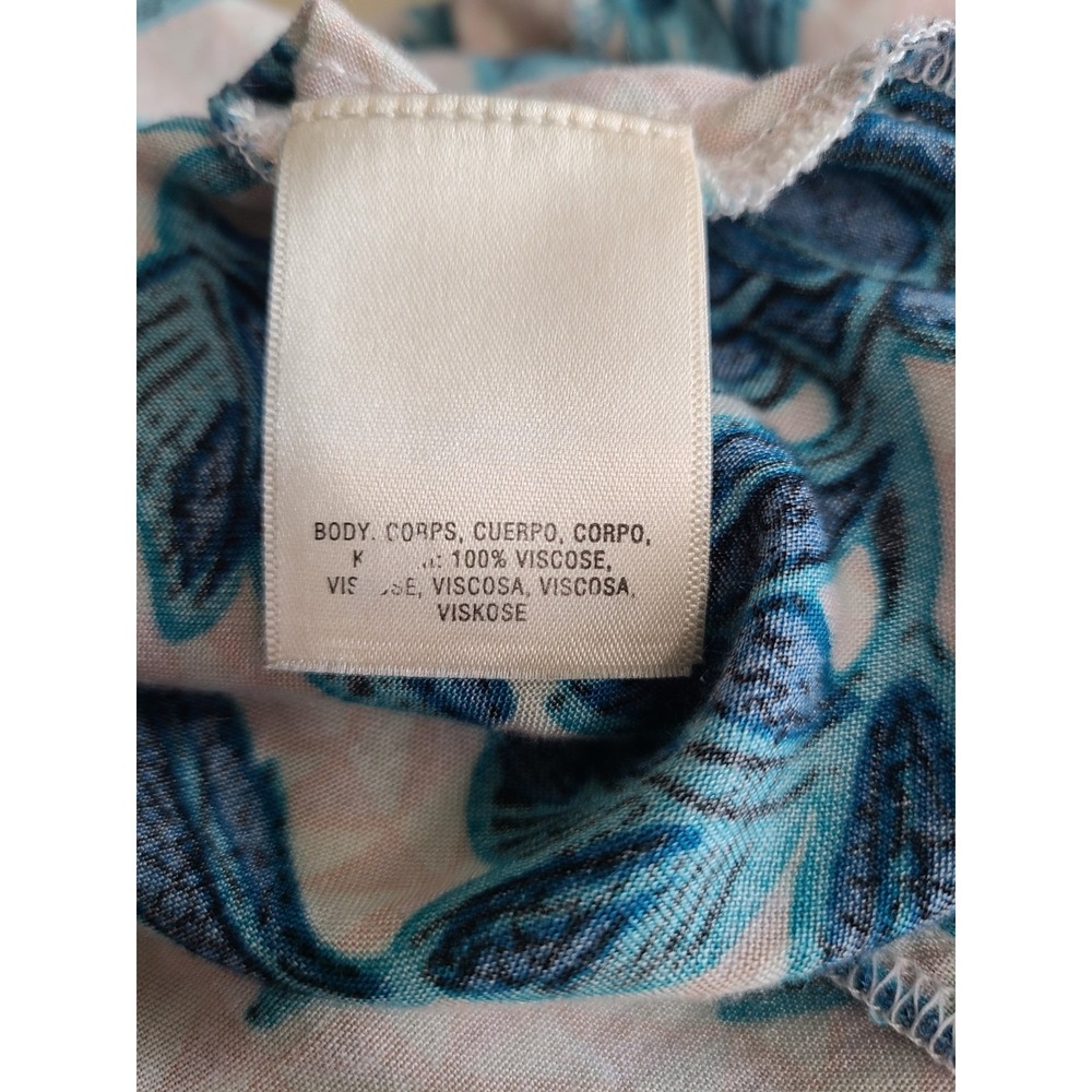 Anthropologie Resort Floral Cardigan One Size Layering Beach Andersen & Lauth - Picture 11 of 12